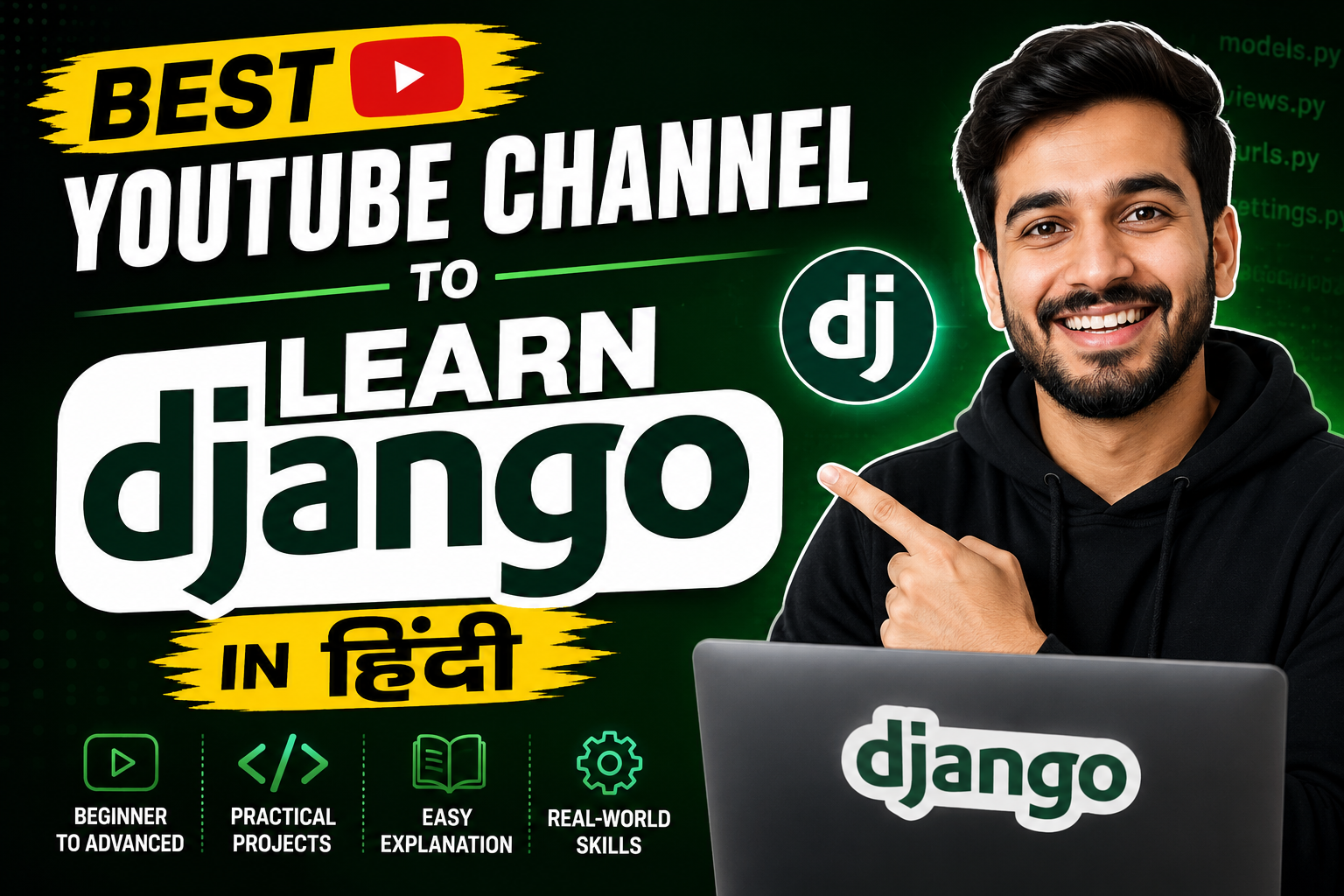 Best YouTube Channel To Learn Django in Hindi
