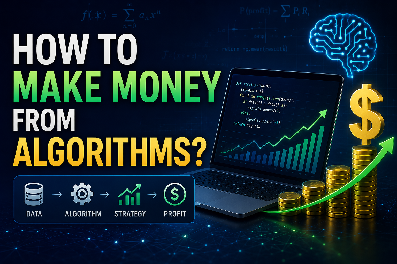 How to make Money from Algoriythms?