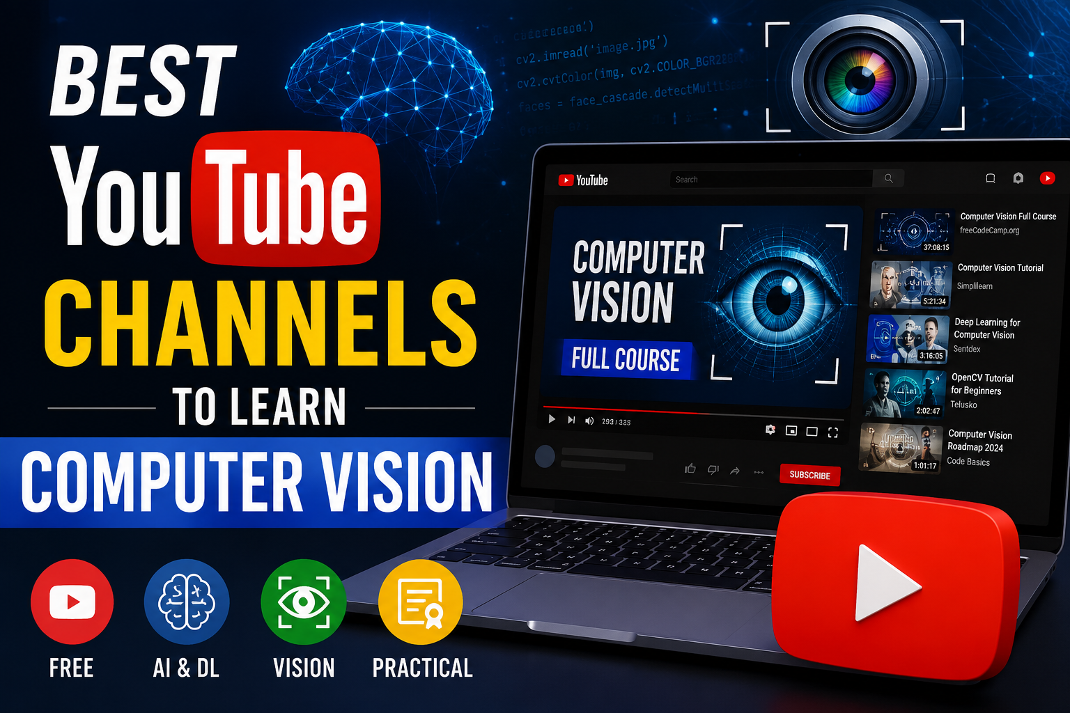 Best YouTube Channels to Learn Computer Vision